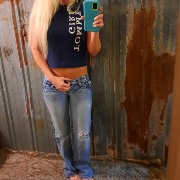 VINTAGE Tommy Girl Crop Top - Picture 1 of 7